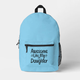 Mochila Impresa Increíble como mi hija