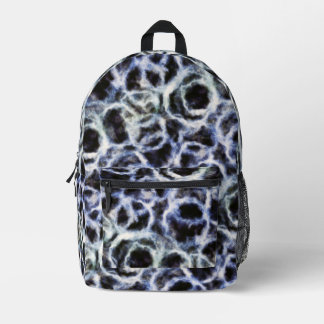 Mochila Impresa índigo reciclado shibori :