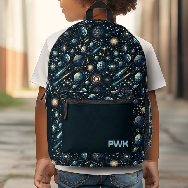 Mochila Impresa Iniciales de monograma de Personalizado temática d (Subido por el creador)
