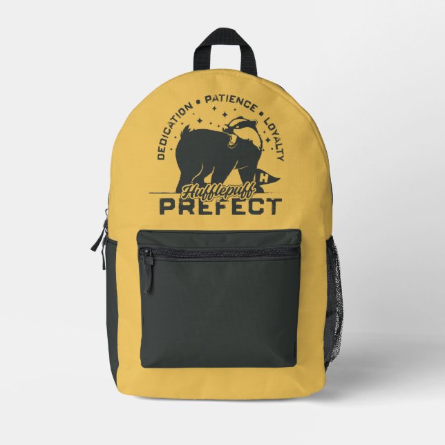 Mochila Impresa Insignia de Delegada de HUFFLEPUFF™ (Anverso)