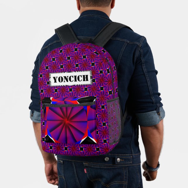 Mochila Impresa Interminable PinWheth de Kenneth Yoncich (Insitu (Modelo))
