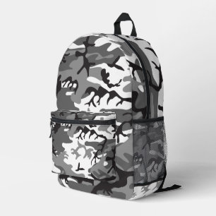 Mochila Impresa Invierno de Camo Militar