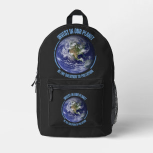 Mochila Impresa Invierte en nuestro Parque Nacional Planeta