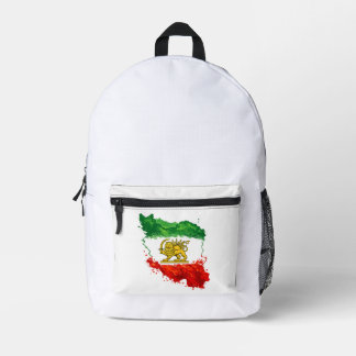 Mochila Impresa Iran Lion & Sun Backpack | Persian Shir o Khorshid
