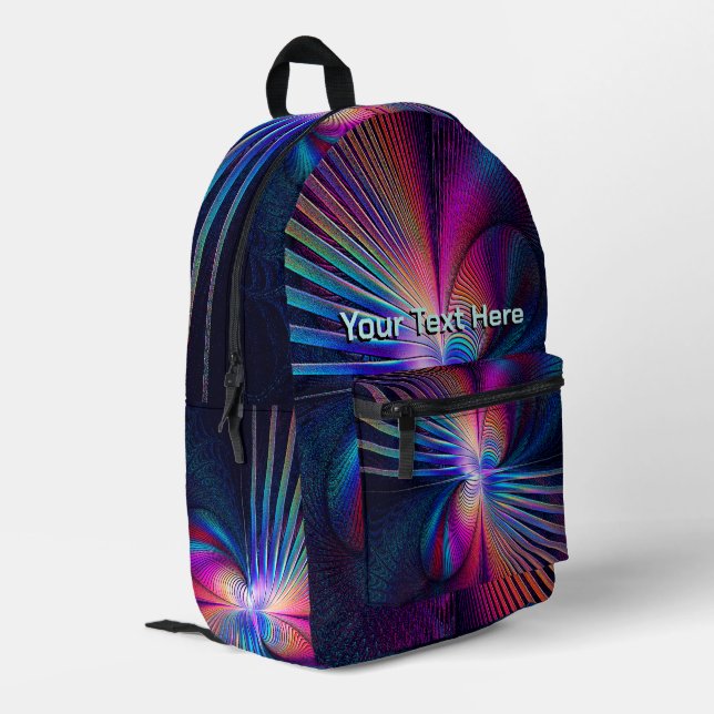 Mochila Impresa Iridescencia estructural (Esquina izquierda trasera)