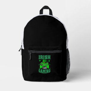 Mochila Impresa Irlandés, estaba jugando