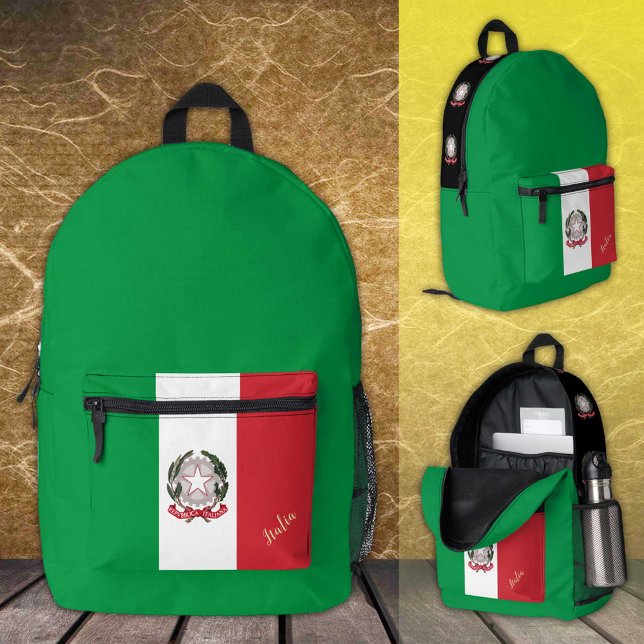 Mochila Impresa Italia, mochila, bandera italiana, Italia/Personal (Subido por el creador)