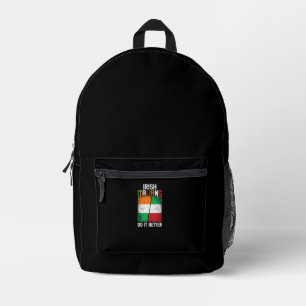 Mochila Impresa Italianos irlandeses divertidos y irlandeses lo ha