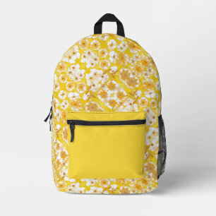 Mochila Impresa Jardín Botánico Mazipoodles - Amarillo mariposo