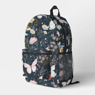 Mochila Impresa Jardín de mariposas