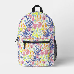 Mochila Impresa Jardín Surrealista
