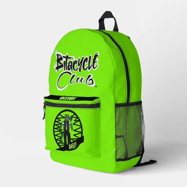 Mochila Impresa Jason Lime (Esquina derecha trasera )