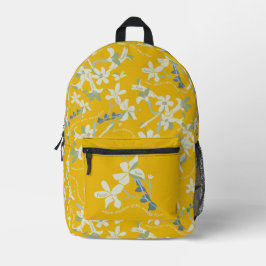 Mochila Impresa Jazmin Focus Amarillo