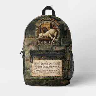 Mochila Impresa Jesús Cordero de Dios - Agnus Dei