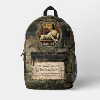 Mochila Impresa Jesús Cordero de Dios - Agnus Dei