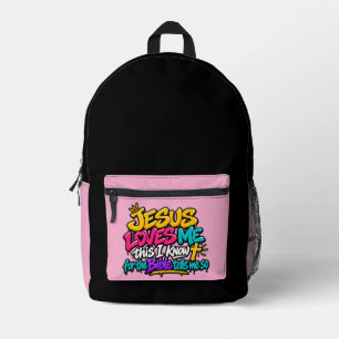 Mochila Impresa Jesús me ama