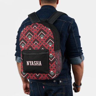 Mochila Impresa Jira reRetso Africano Tradicional Zimbabuense
