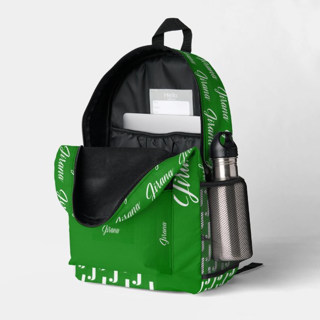 MOCHILA IMPRESA JIRANA (Esquina trasera derecha (abierta))