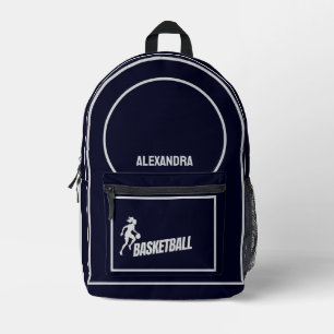 Mochila Impresa Jugador de baloncesto, equipo de baloncesto, regal