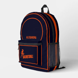 Mochila Impresa Jugador de baloncesto, equipo de baloncesto, regal