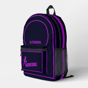 Mochila Impresa Jugador de baloncesto, equipo de baloncesto, regal