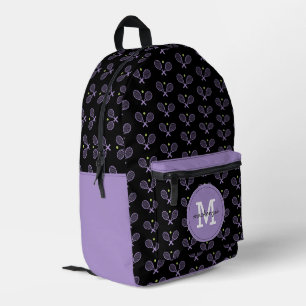 Mochila Impresa Jugador de tenis con patrón de tenis personalizado