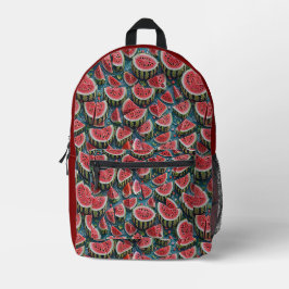 Mochila Impresa Juicy Watermelon Pattern Design 1