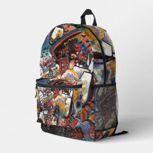 Mochila Impresa Kandinsky Paisaje urbano de Moscú I Arte abstracto