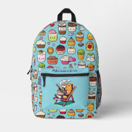 Mochila Impresa Kawaii Cute Personalizado Ramen