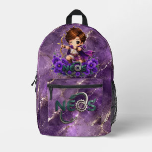 Mochila Impresa Kawaii Neos Zodiaco Sagitario