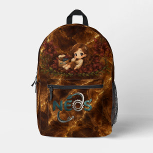Mochila Impresa Kawaii Zodiac Neos Virgo