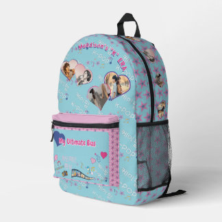 Mochila Impresa Kdrama Kpop ídolo favorito personalizado 4 fotos