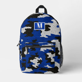 Mochila Impresa Kentucky Blue White Classic Camo Pattern