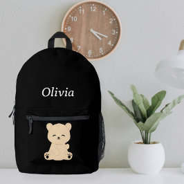 Mochila Impresa Kids' Adventure Backpack - Explorer Bear and Name 