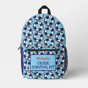 Mochila Impresa Kit de supervivencia para cruceros