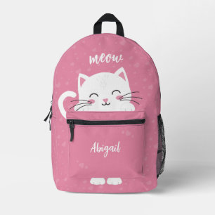 Mochila Impresa Kitty Pink