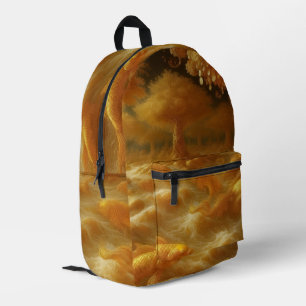 Mochila Impresa Koi Dorado