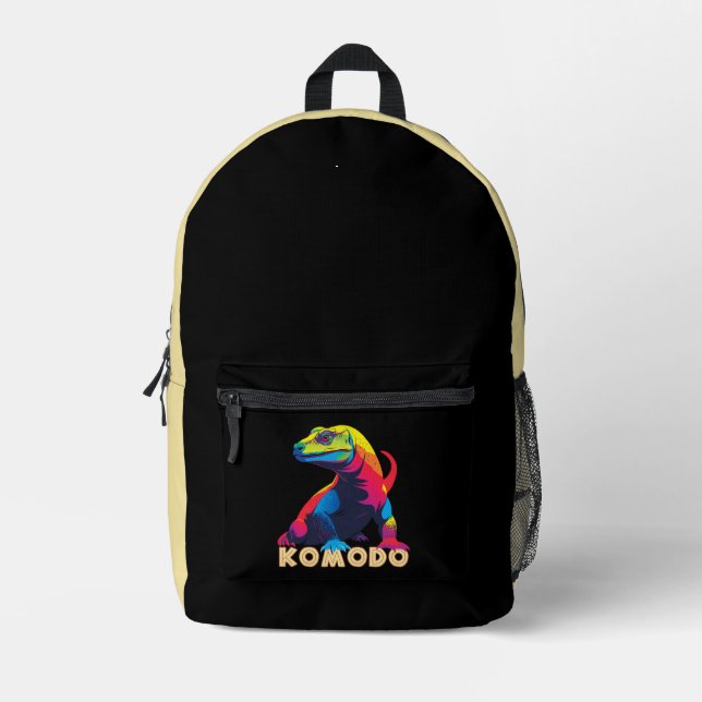 Mochila Impresa Komodo Dragon (Anverso)