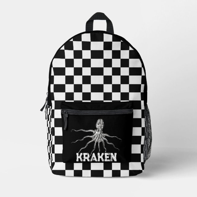 Mochila Impresa Kraken (Anverso)