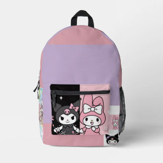 Mochila Impresa kuromi and mymelody cute