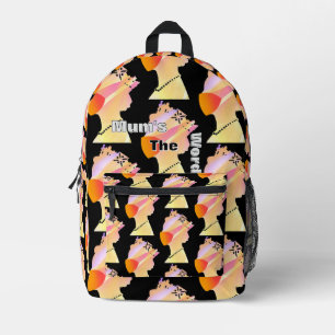 Mochila Impresa La diversión de la palabra de la mamá