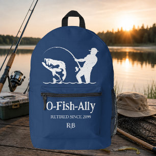 Mochila Impresa La Fiesta De Retiro Del Pescador Es Oficial