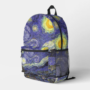 Mochila Impresa La noche estrellada por Vincent van Gogh