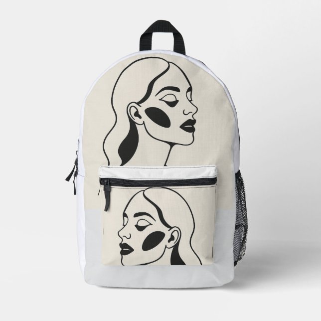 Mochila Impresa La paz interior de una mujer ilumina un mundo caót (Anverso)