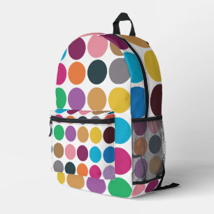 Mochila Impresa La Polka Colorida Moderna Vuelve A La Escuela