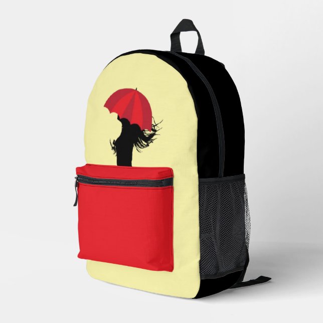 Mochila Impresa La Sombrilla Roja (Esquina derecha trasera )