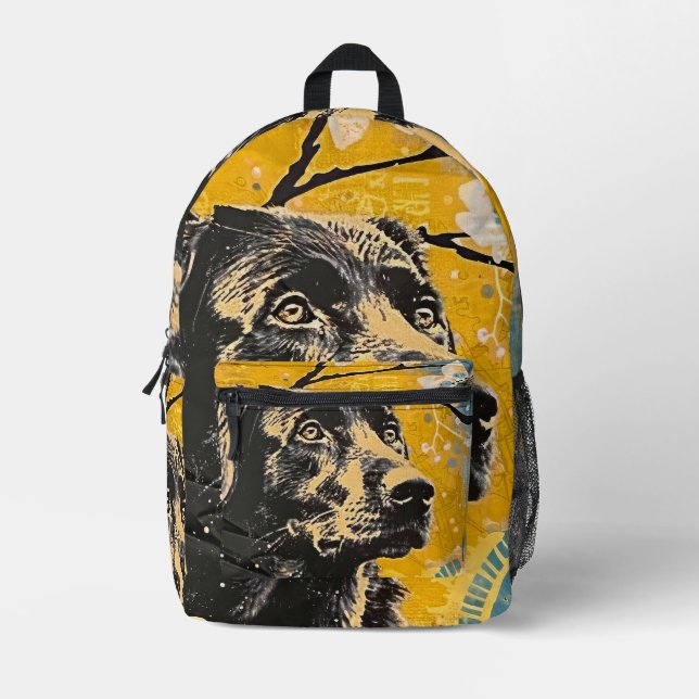 Mochila Impresa Laboratorio negro (Anverso)