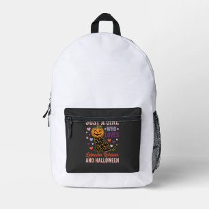 Mochila Impresa Labrador Retriever Divertido de Halloween Calabaza