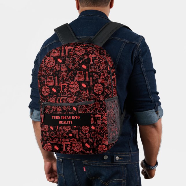 Mochila Impresa ladrillo rojo moderno Ingeniero arquitectónico de  (Insitu (Modelo))
