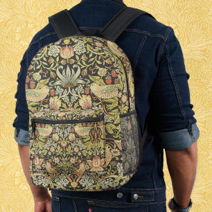 Mochila Impresa Ladrones de Fresas por William Morris, Arte Antigu